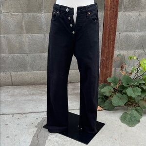 Levi's Black Straight Leg Women Jeans